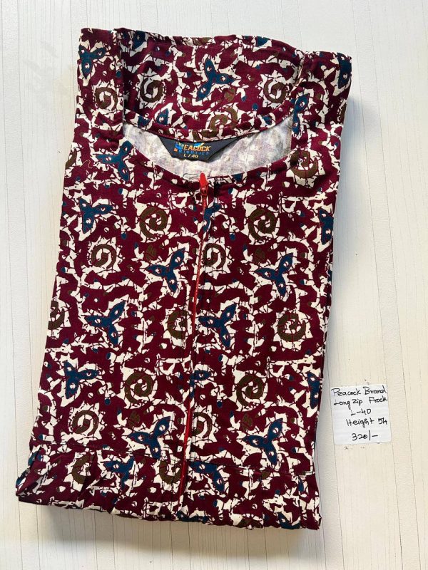 AA1007 Peacock Zip Frock