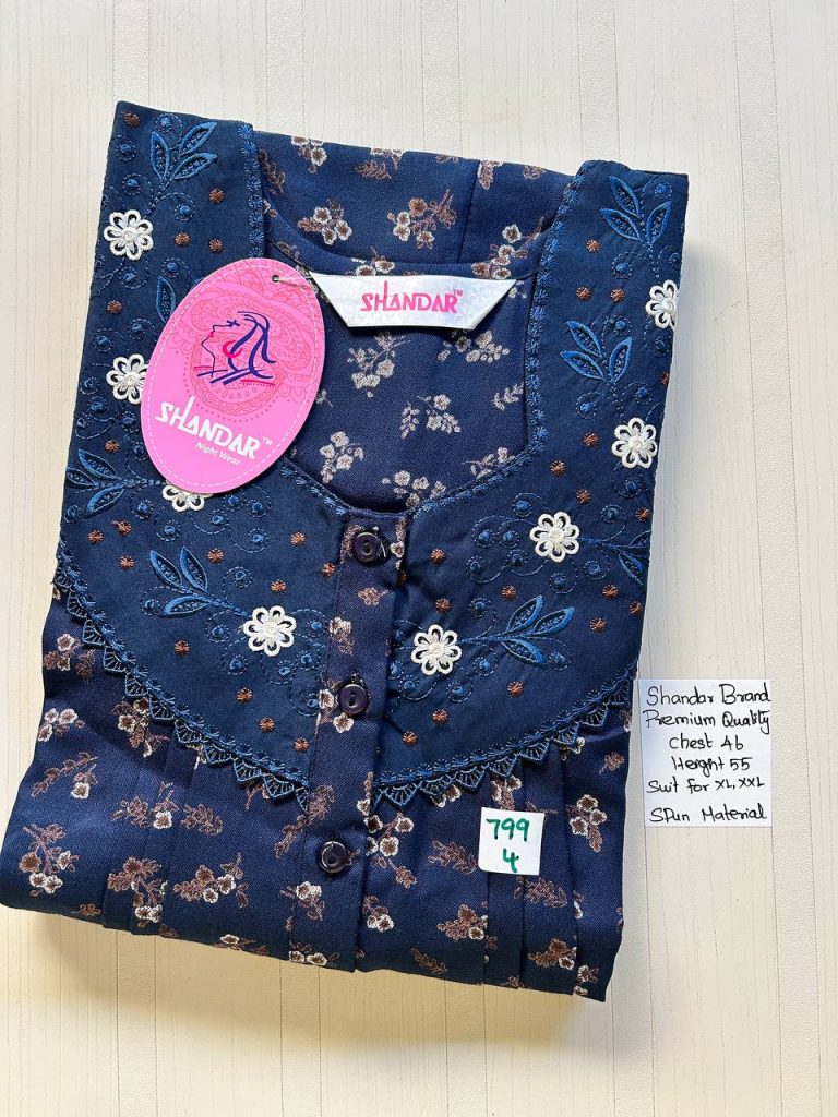BS003 Shandar Spun nighty
