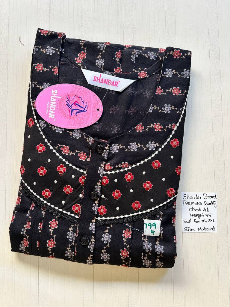 BS006 Shandar Spun nighty