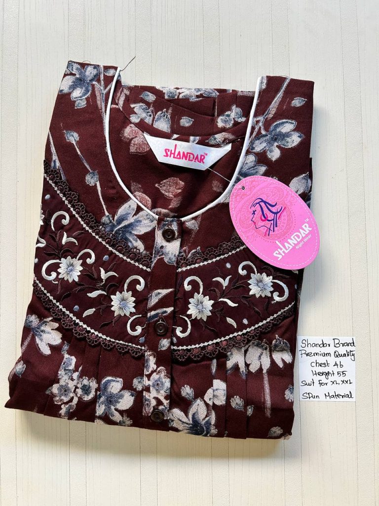 BS007 Shandar Spun nighty