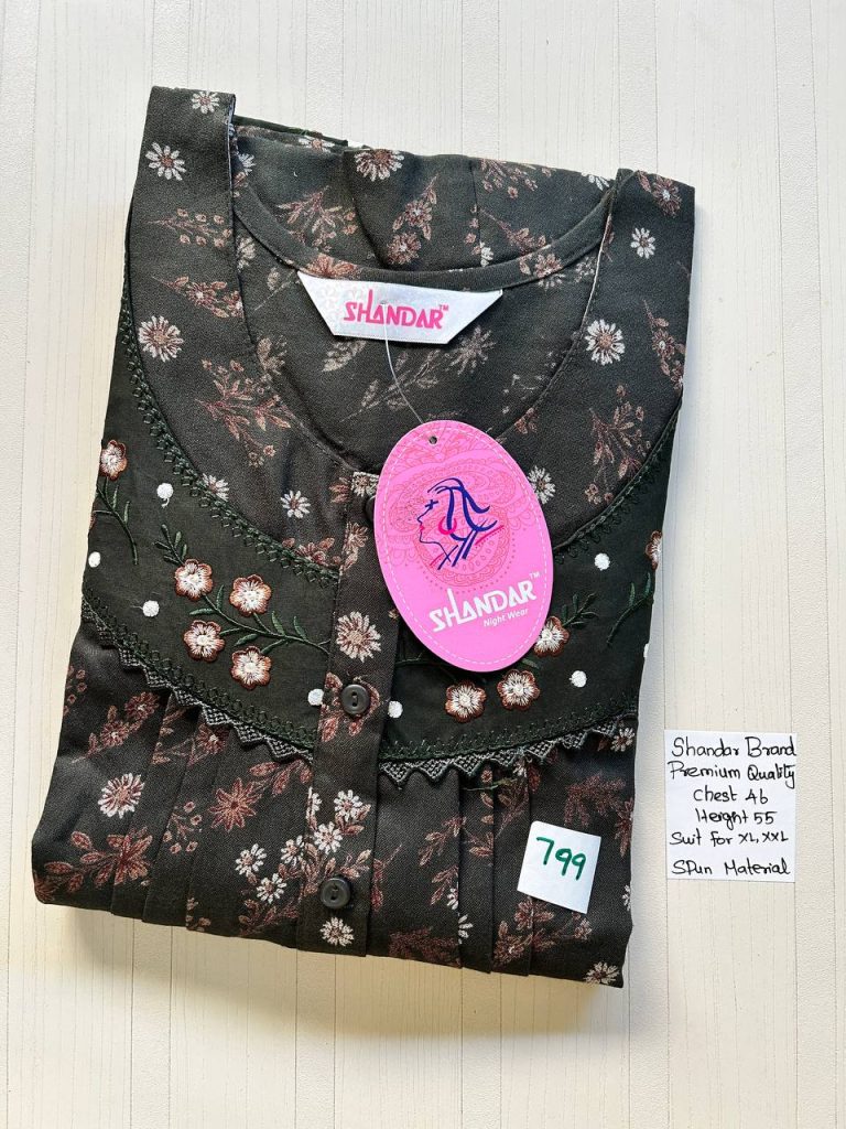 BS015 Shandar Spun nighty