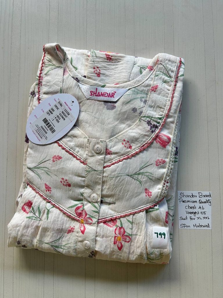 BS019 Shandar Spun nighty