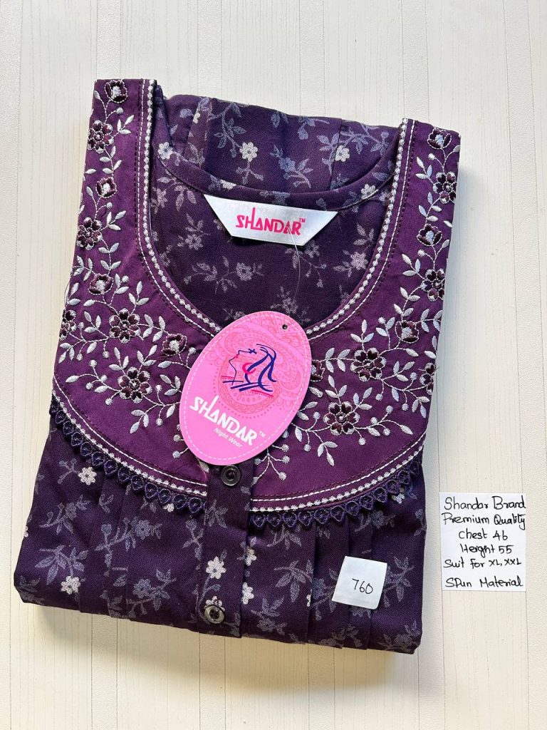 BS028 Shandar Spun nighty