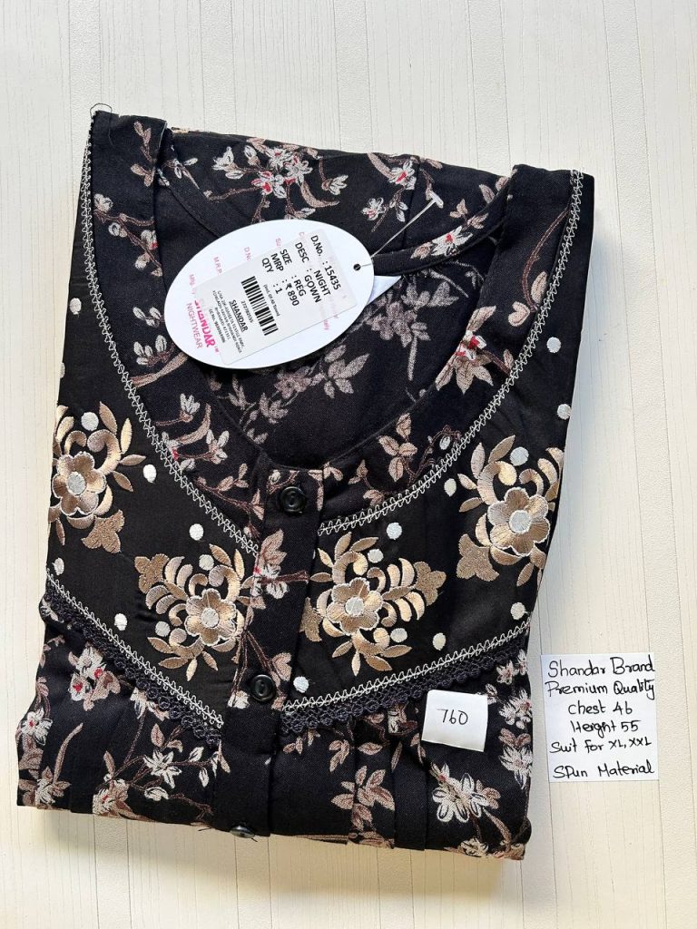 BS038 Shandar Spun nighty