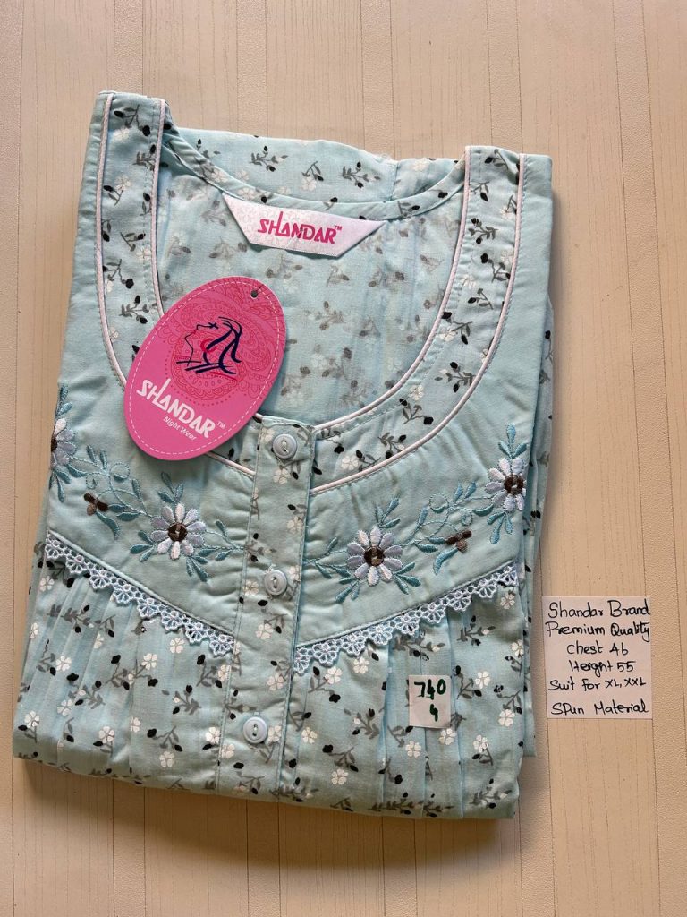 BS063 Shandar Spun nighty