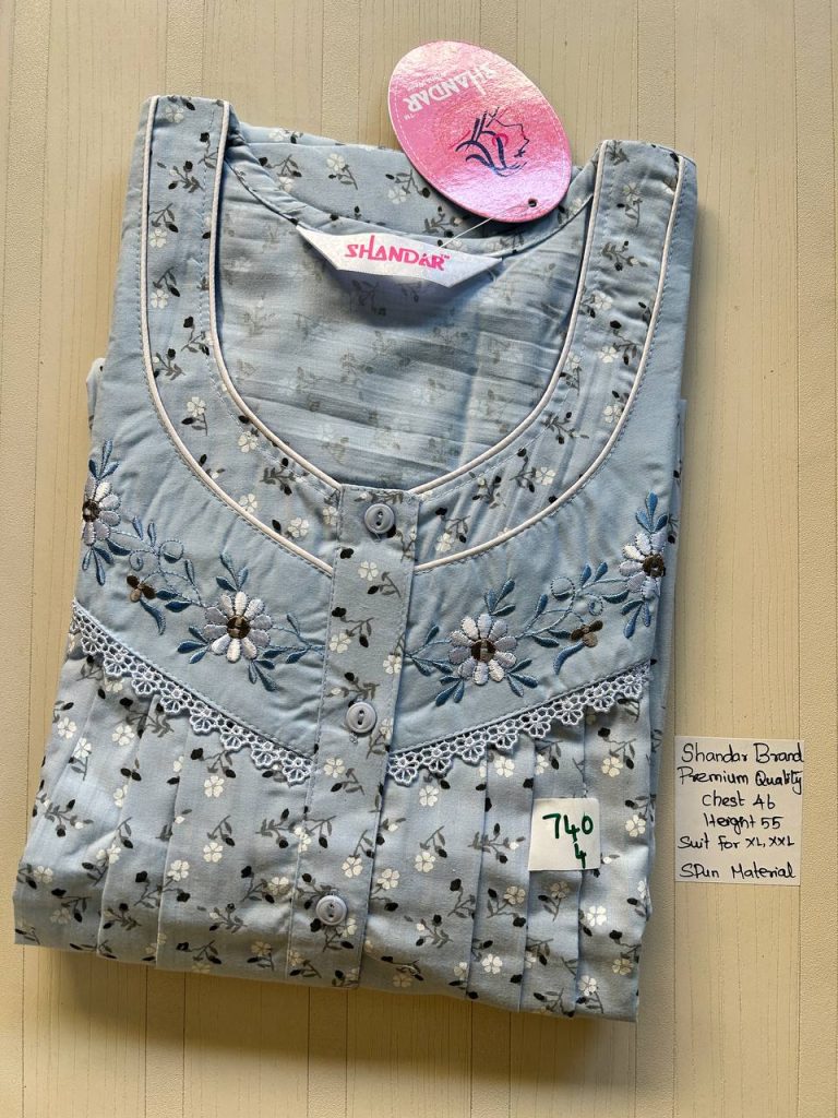 BS064 Shandar Spun nighty