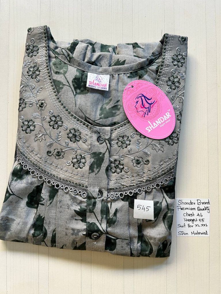 BS065 Shandar Spun nighty
