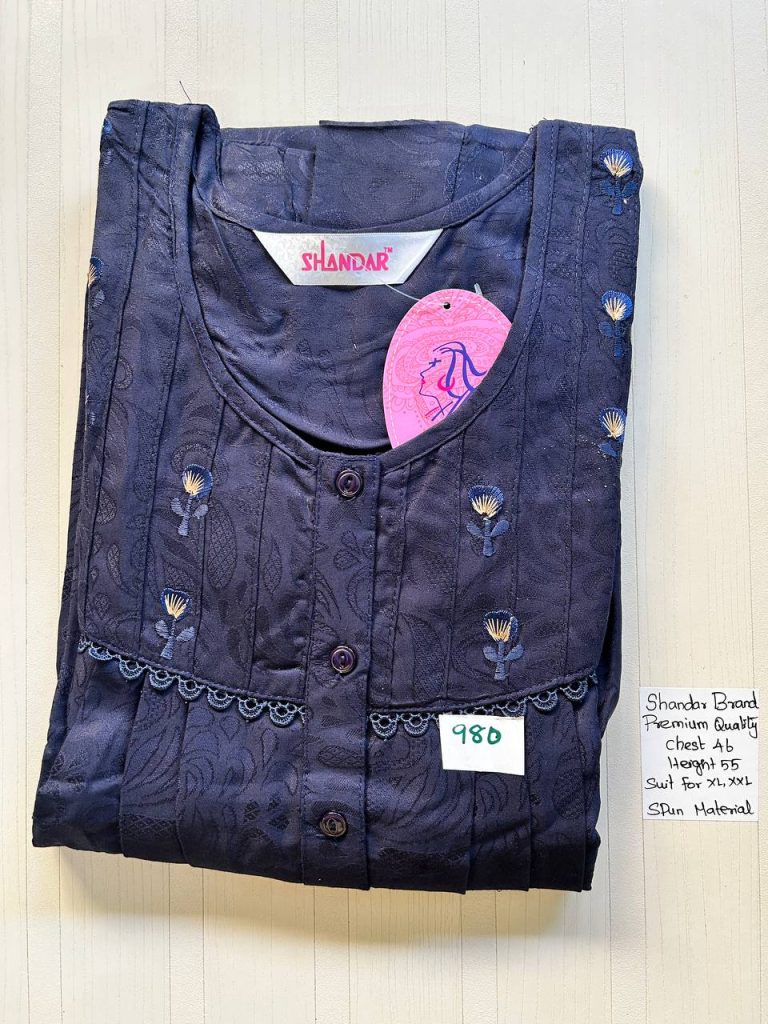 BS069 Shandar Spun nighty