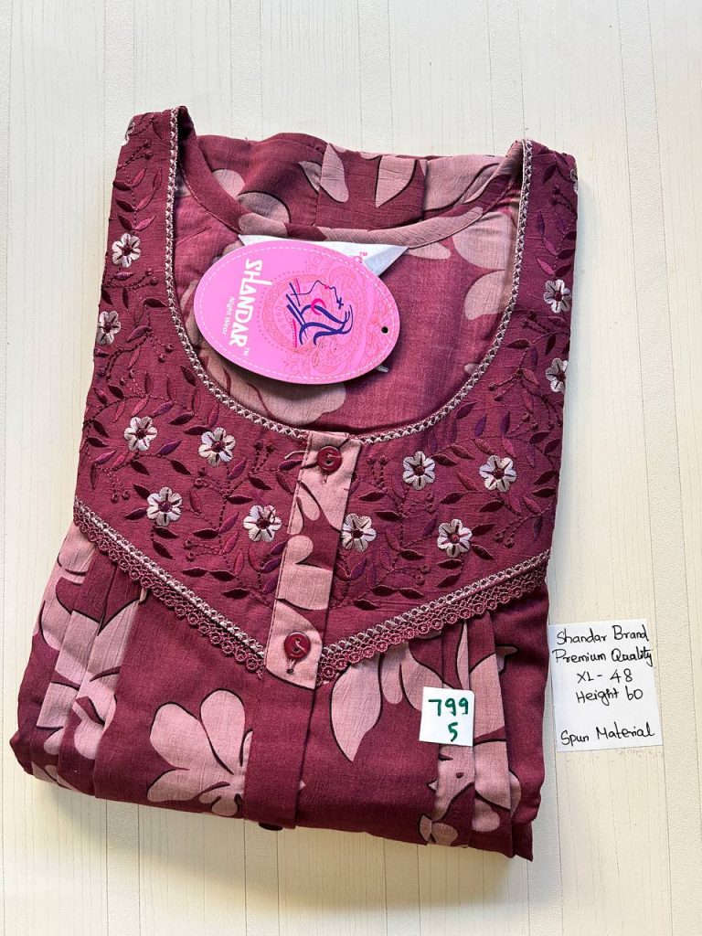 CS005 Shandar Spun nighty