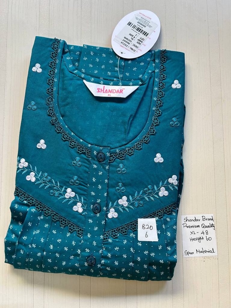 CS017 Shandar Spun nighty