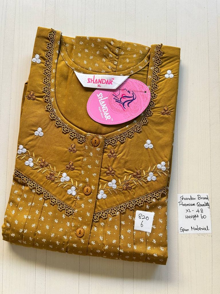 CS018 Shandar Spun nighty