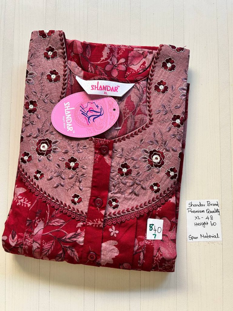 CS019 Shandar Spun nighty