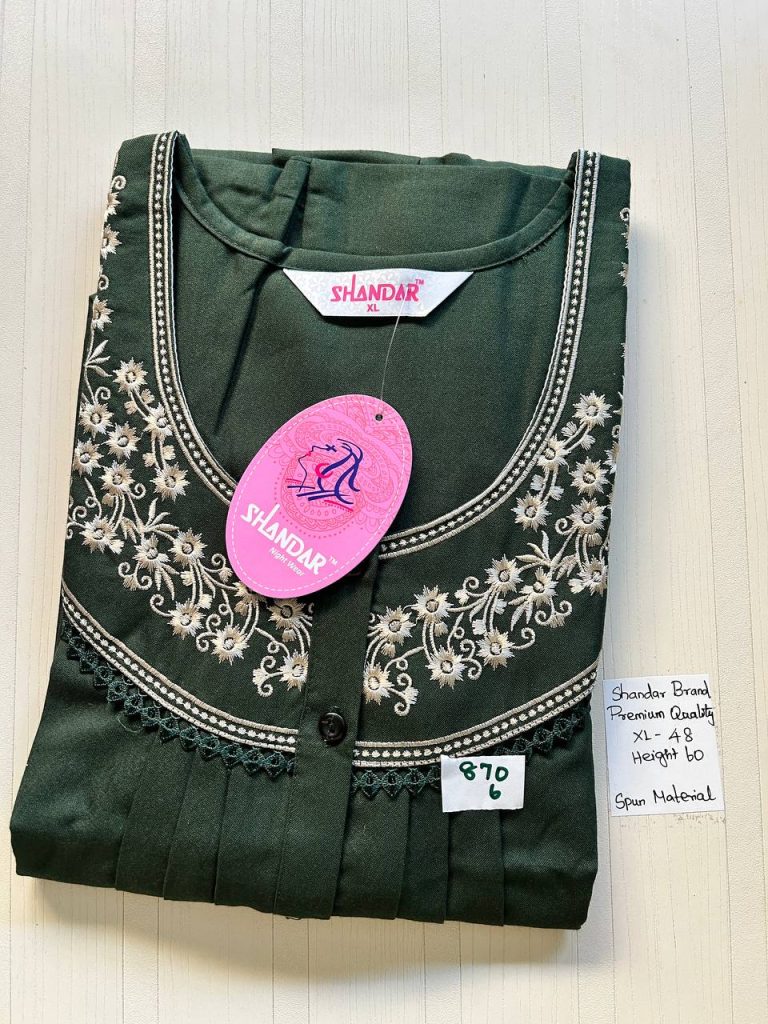 CS030 Shandar Spun nighty
