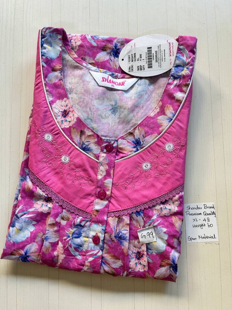 CS035 Shandar Spun nighty