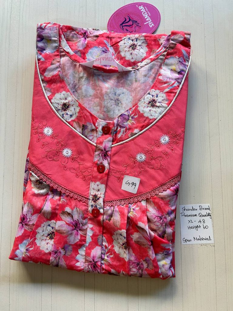 CS036 Shandar Spun nighty