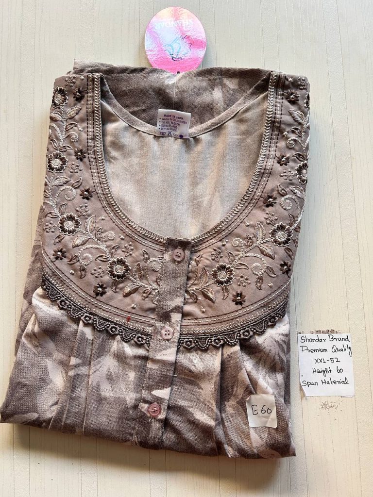 DS058 Shandar Spun nighty