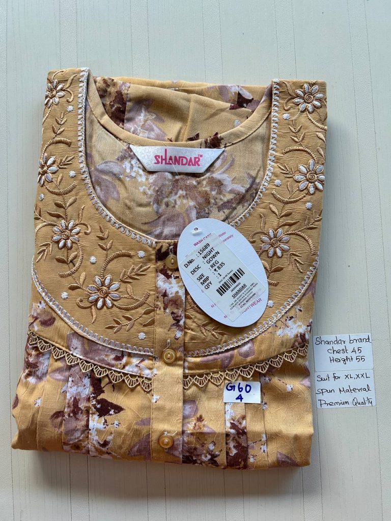 BS094 Shandar Spun nighty