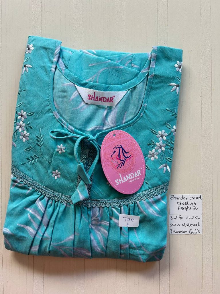 BS106 Shandar Spun nighty