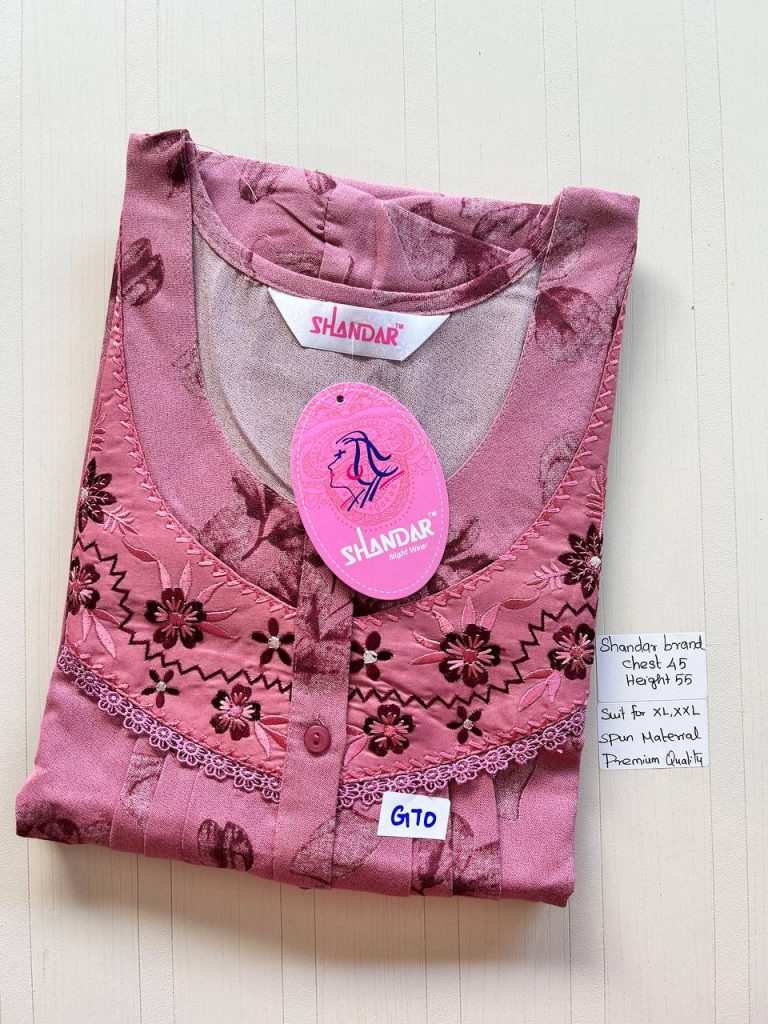 BS110 Shandar Spun nighty