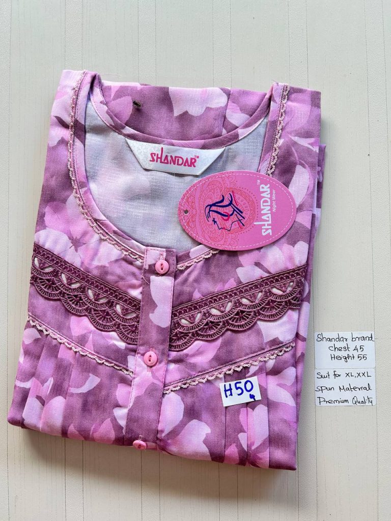 BS116 Shandar Spun nighty
