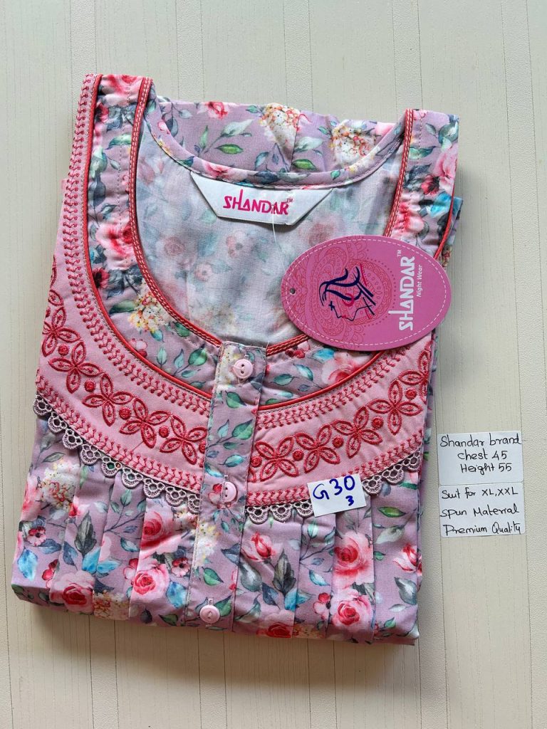 BS151 Shandar Spun nighty