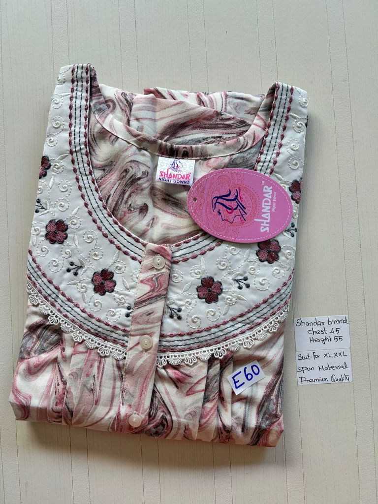 BS161 Shandar Spun nighty