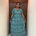 AA1135 heightt Peacock Feeding Frockk