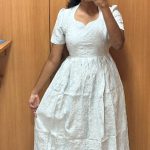 MF0002 MAXI FROCK CHARM BLUE