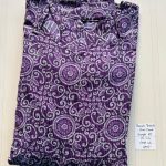 MF0016 Peacock maxi frock height
