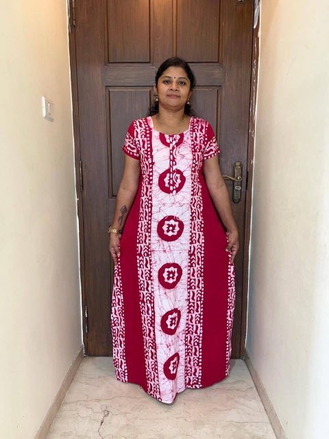 AA0501 Peacock Zip batik