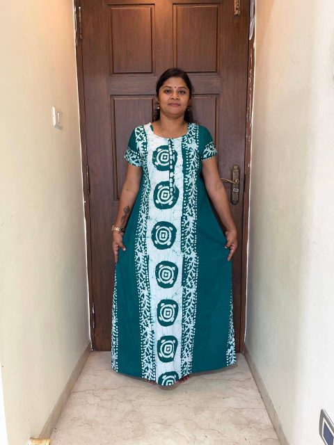 AA0205 Peacock Zip batik