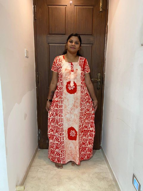 AA0507 Peacock Zip batik