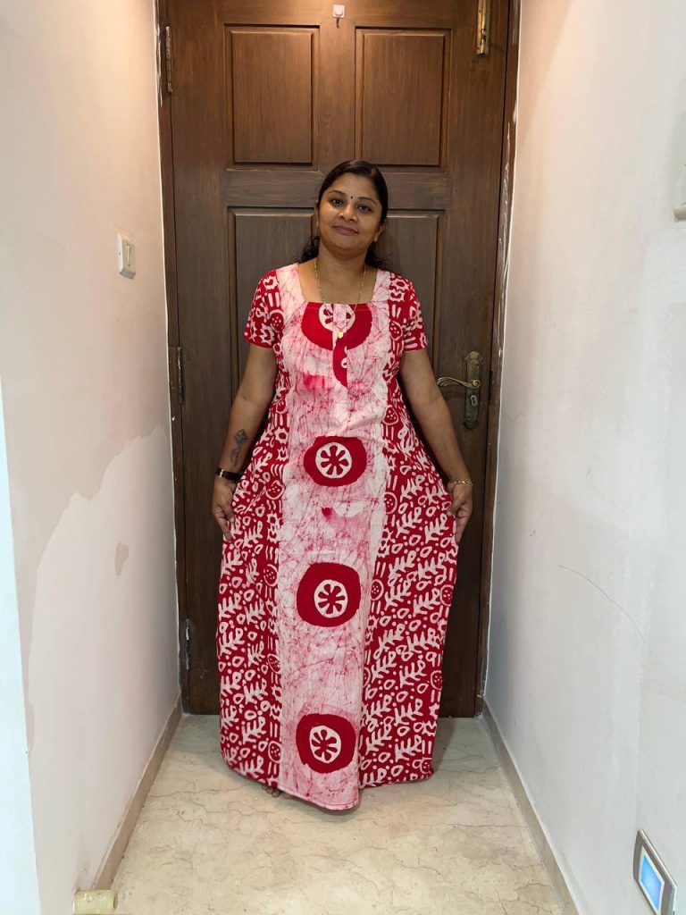 AA0508 Peacock Zip batik