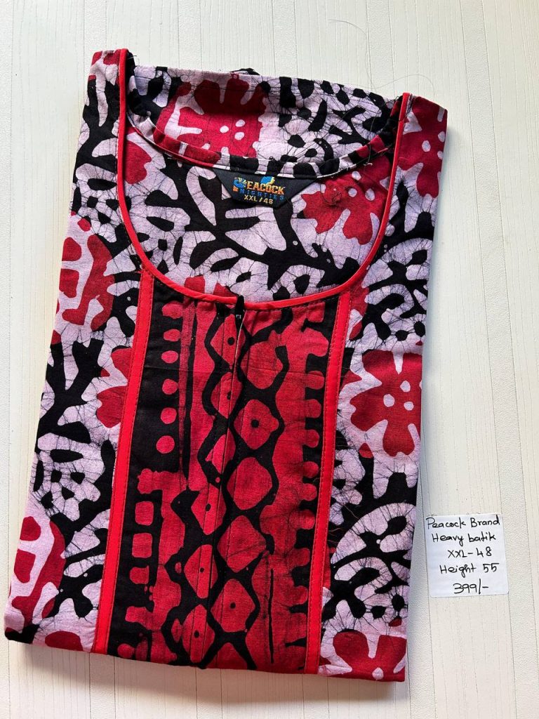 AA0512 Peacock Zip batik