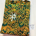 AA0509 Peacock pleats Zip batik