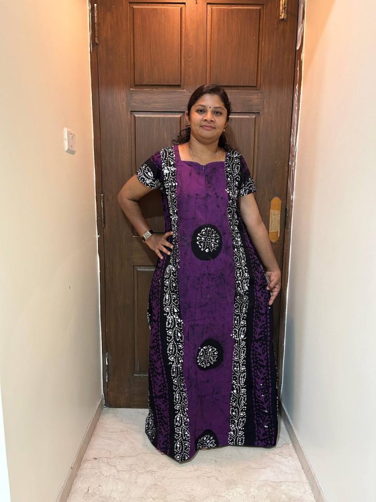 AA0524 Height Peacock Zip batik