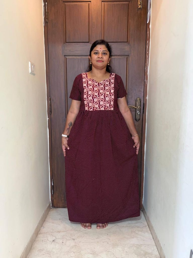 AP1103 Peacock Feeding Frockk