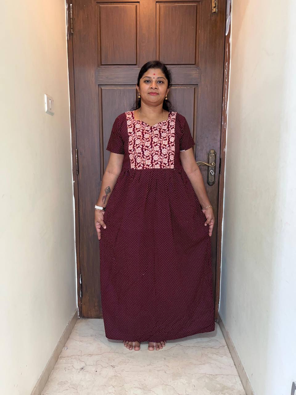 product-0.jpg AP1103 Peacock Feeding Frockk