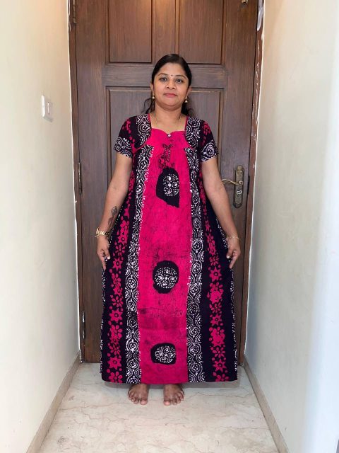 AP0101 Peacock Pleats no ziip Batik