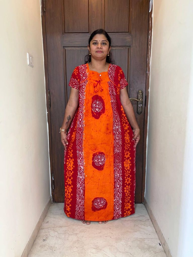 AP0103 Peacock Pleats no ziip Batik