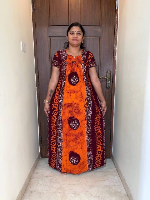 AP0104 Peacock Pleats no ziip Batik