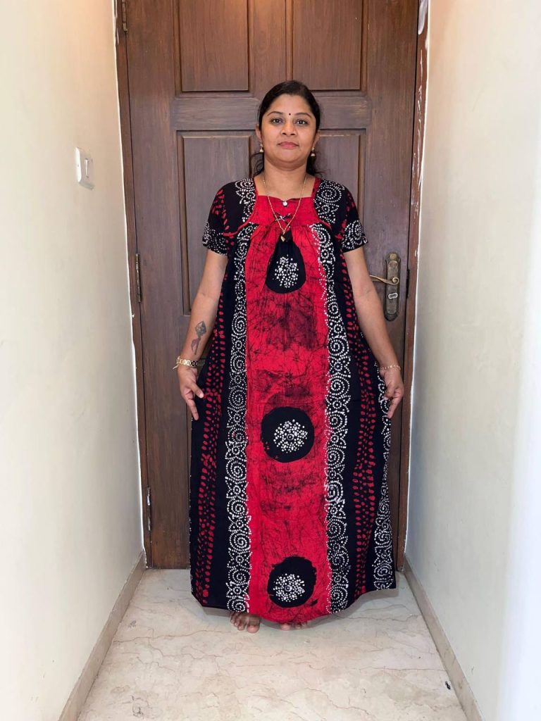 AP0102 Peacock Pleats no ziip Batik