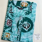 AA0754 Peacock zip Batik(openable button)