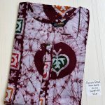 AA0755 Peacock zip Batik(openable button)