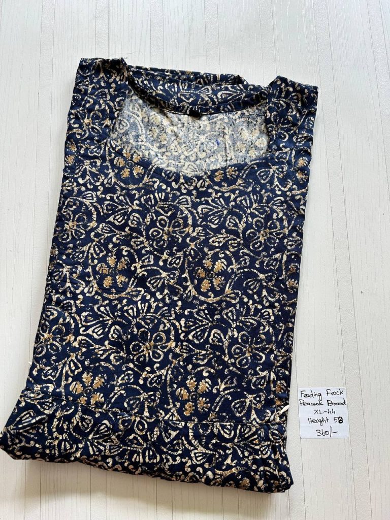 AA1114 Height Peacock Feeding Frockk