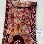 AA0255 Peacock Pleats Zip Batik