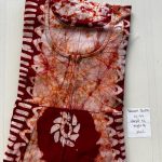 AA0256 Peacock Pleats Zip Batik