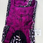 AA0257 Peacock Pleats Zip Batik