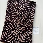 AA0262 Peacock Pleats Zip Batik