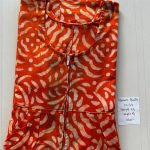 AA0263 Peacock Pleats Zip Batik